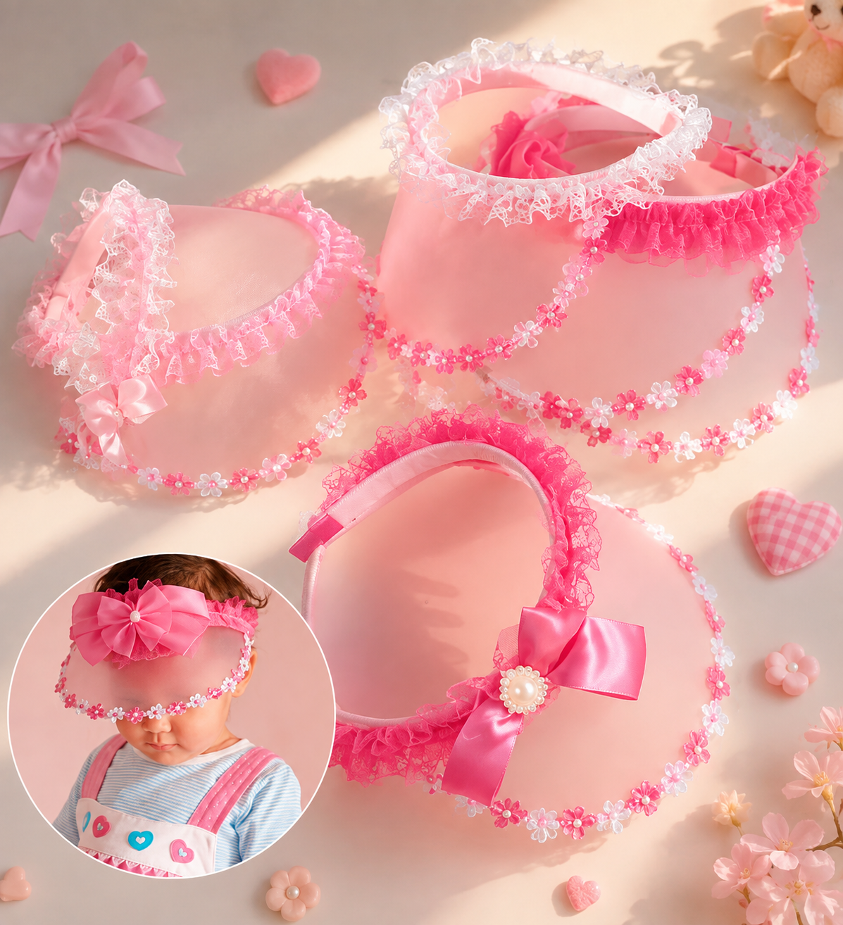 Adorable Kids Barbie Caps