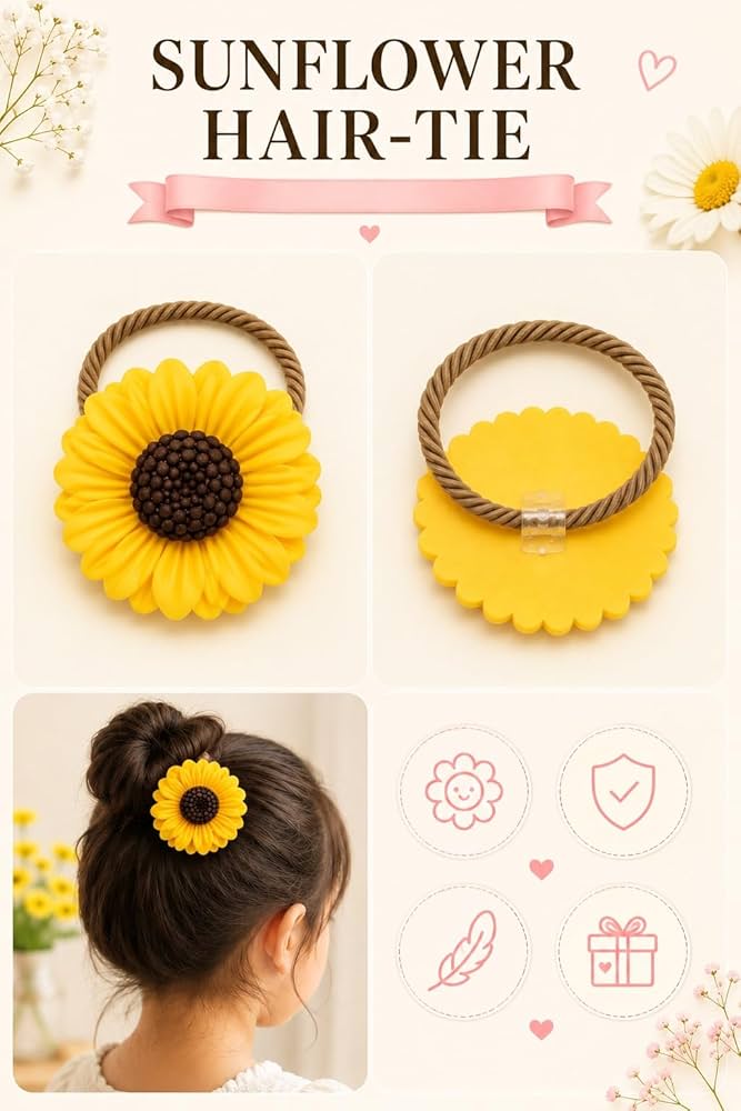 Sunflower Hair tie 🌼