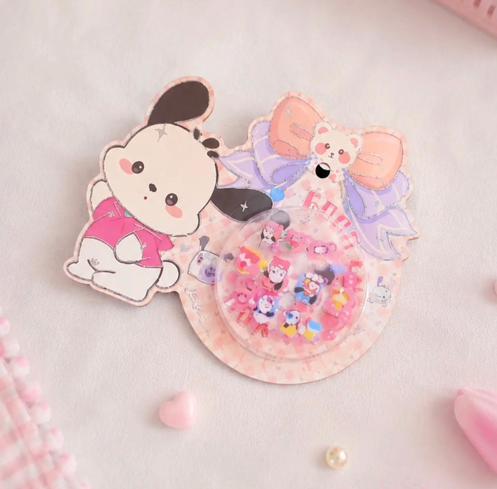 Sanrio nail stickers & Bracelet