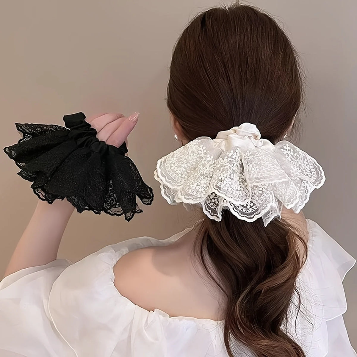 Beautiful Half Scrunchies
