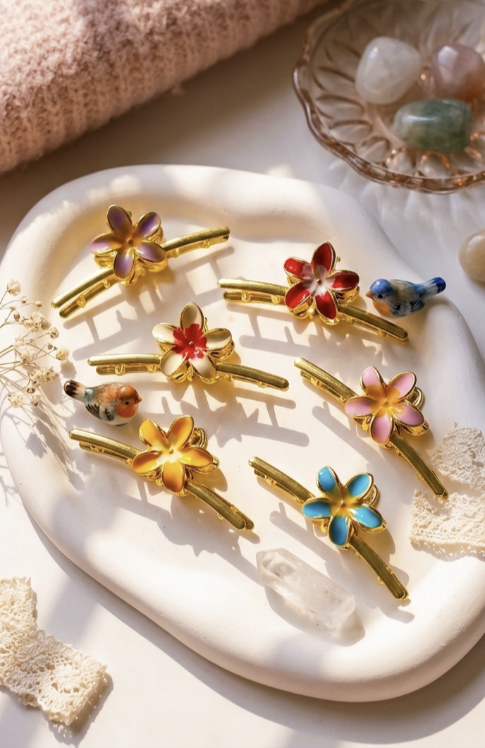 Flower Metal Clutcher