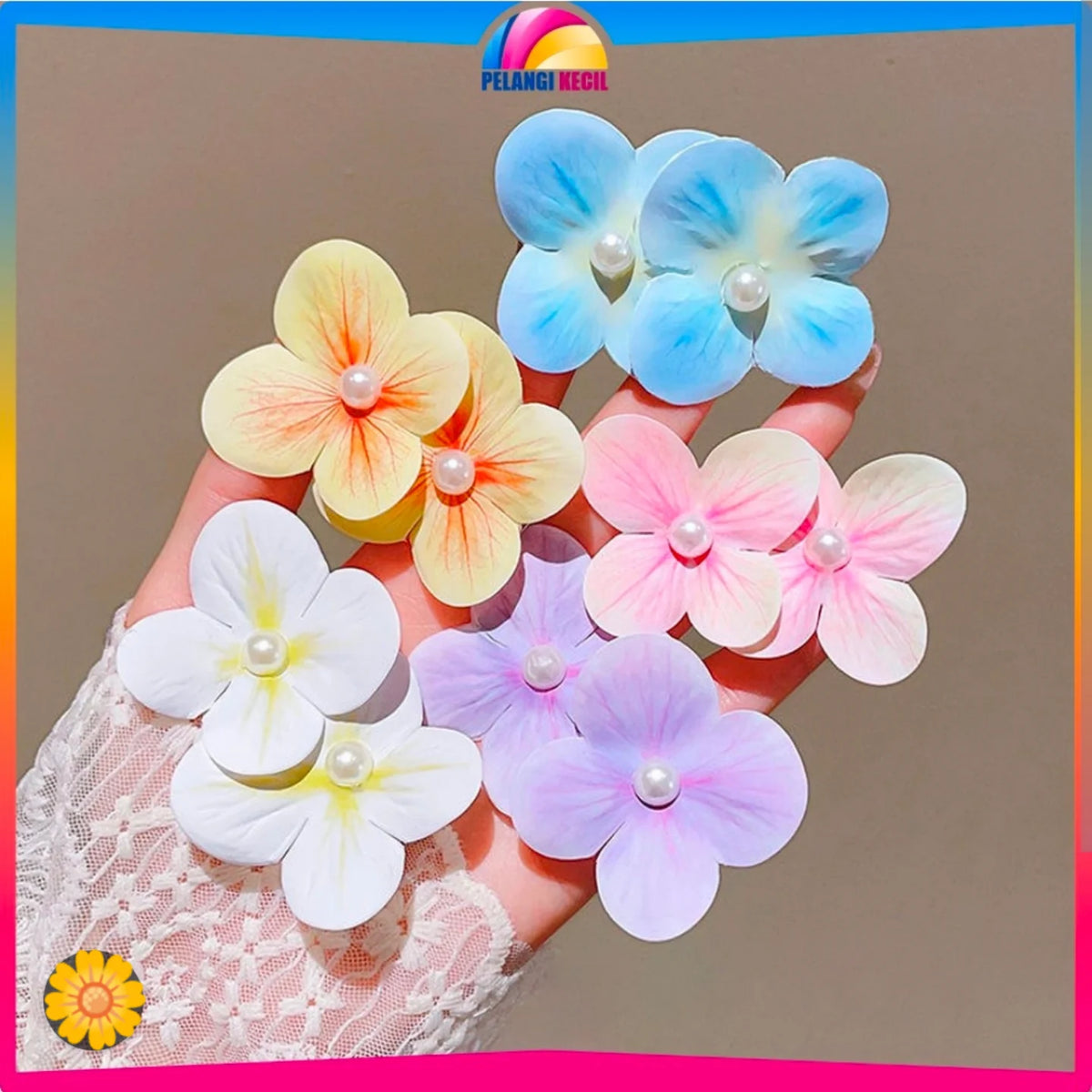 Cute flower clip