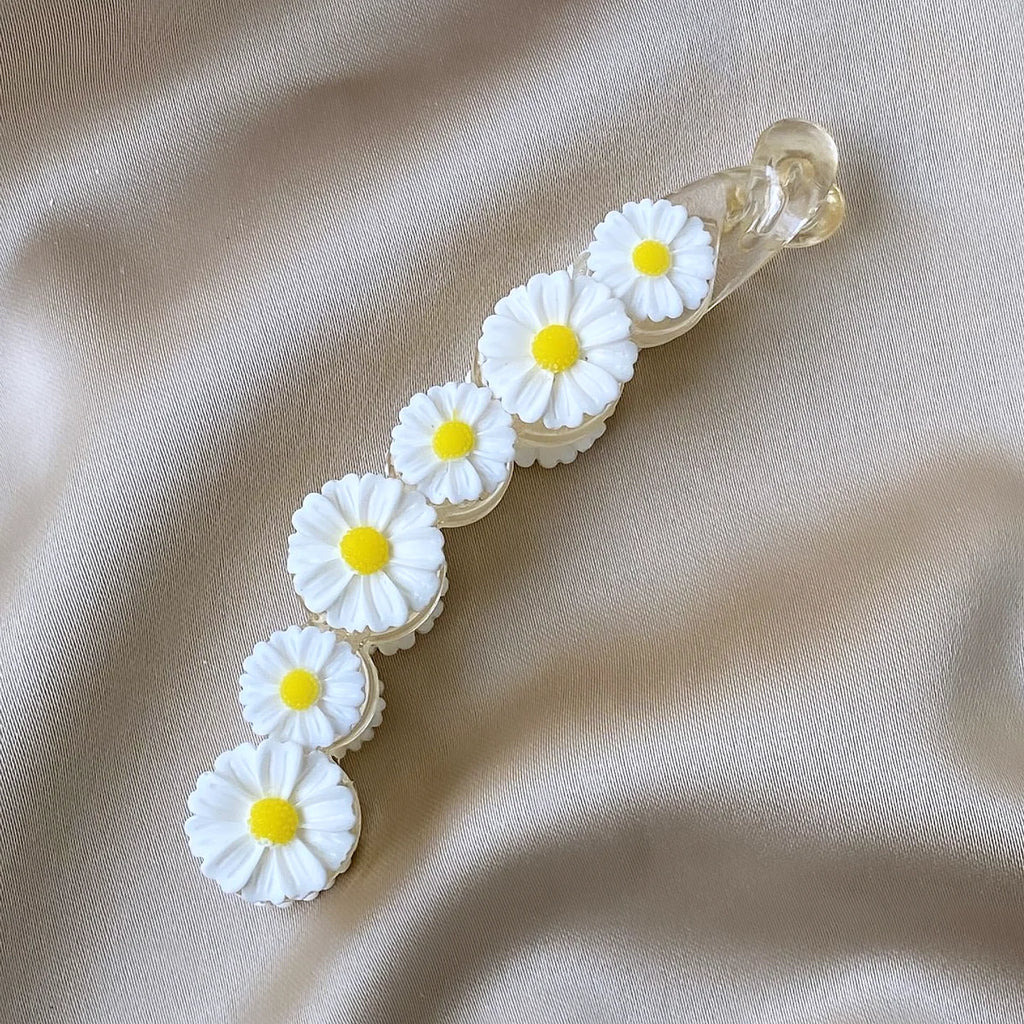 Flower banana clips