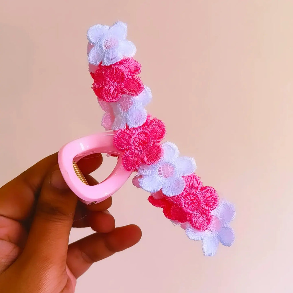 Beautiful flower Clutcher