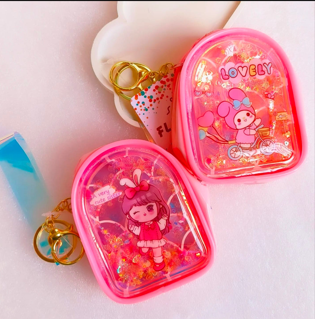Unicorn bag keychain