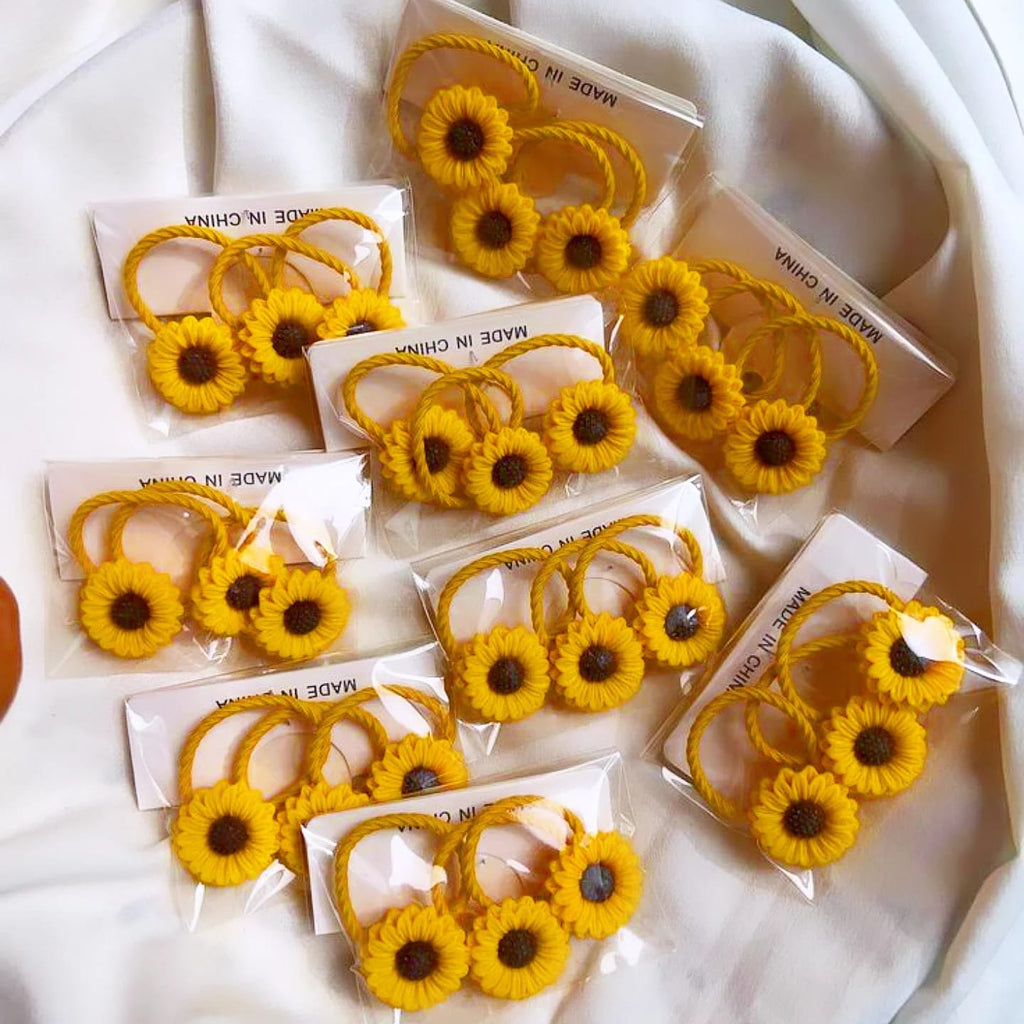 Cutest Sunflower hair tie