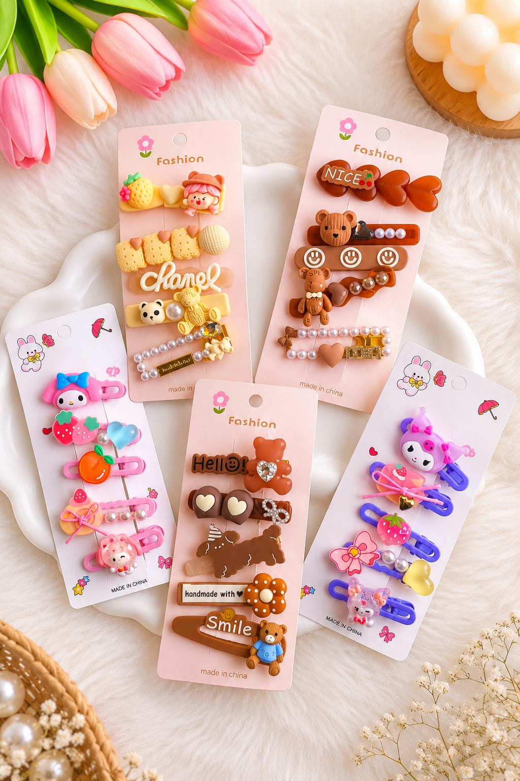 Cutest clips set