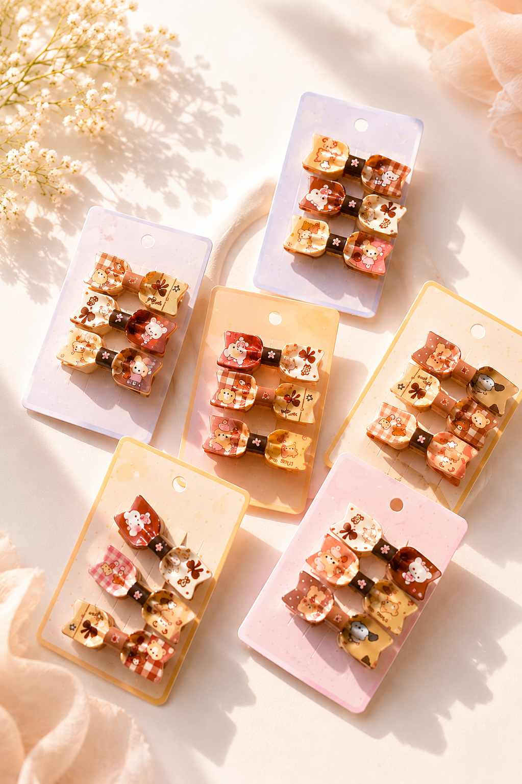 Cutest Bow clips set