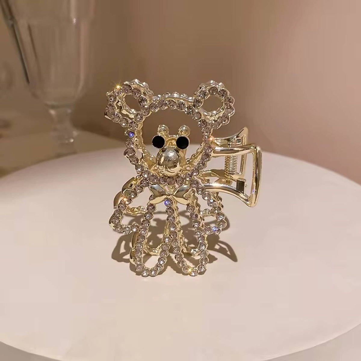 Designer Stone Teddy Clutcher