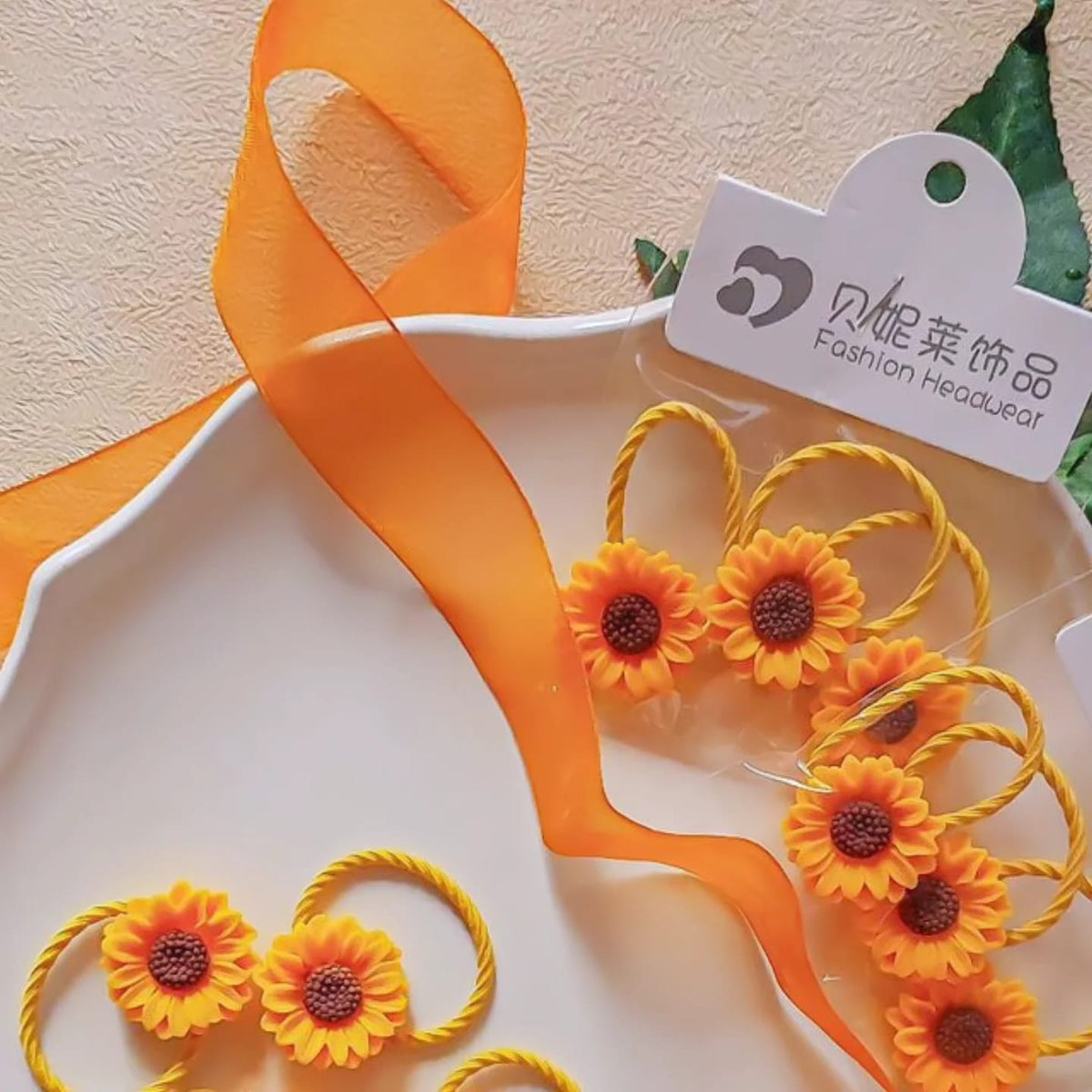 Cutest Sunflower hair tie