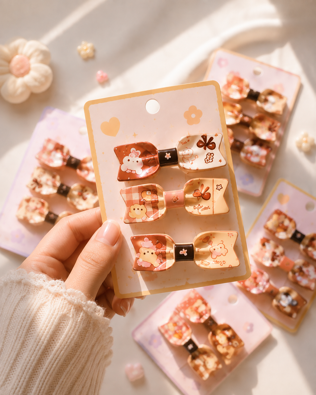 Cutest Bow clips set